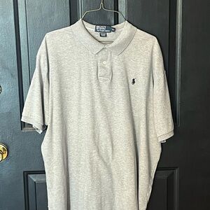 Ralph Lauren Light Gray Polo Shirt for Men